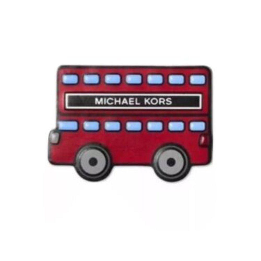 Michael Kors Jet Set Go Red Bus Sticker NEW